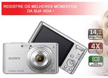 Câmera digital Sony Cybershot W610 14.1 MP.